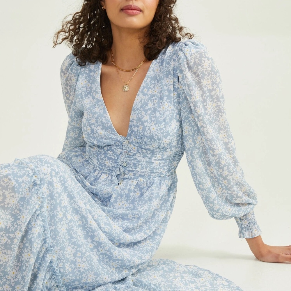 Altard State Blue Floral Maxi